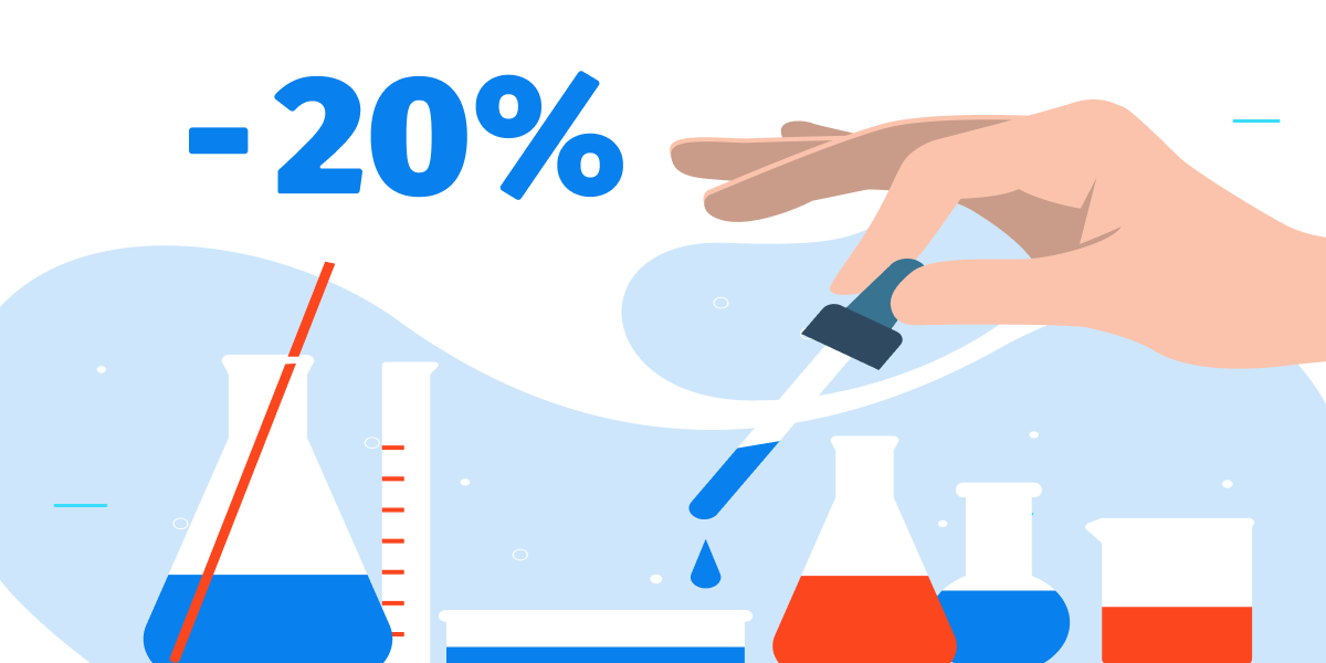 Скидка 20% на анализы и первичные приемы!