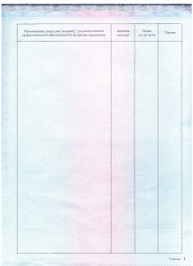 Документ об образовании